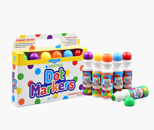 Studio Series Junior Washable Dot Markers (Set of 6)