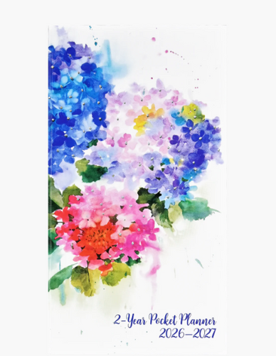 2026-27 Hydrangeas 2-Year Pocket Planner