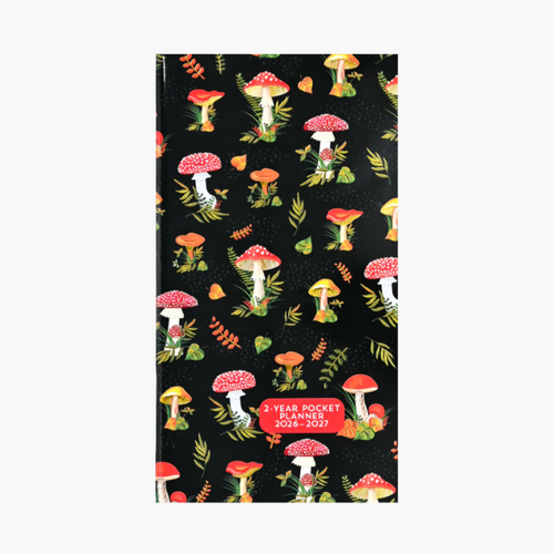 2026-27 Mushrooms 2-Year Pocket Planner