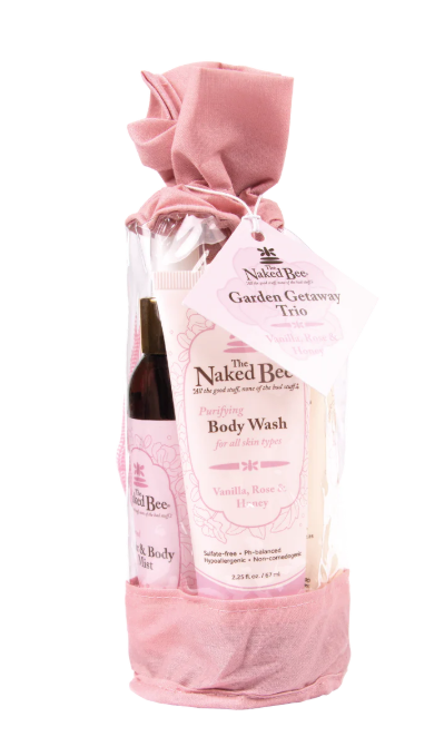 Vanilla, Rose & Honey Garden Getaway Trio