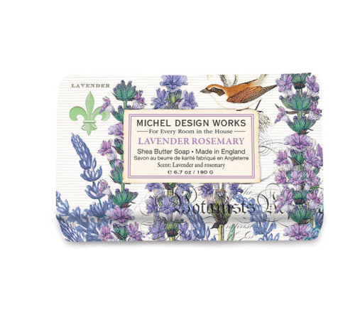 Lavender Rosemary Medium Bath Soap Bar