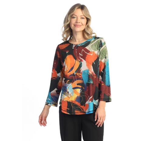 Poly Spandex Sublimation Top With Round Hem PS3-1972