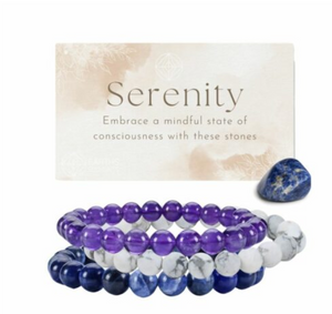 Intentions Bracelet Set – 8mm Serenity