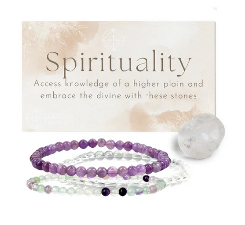 Spirituality - Intention Bracelet Set- 4mm