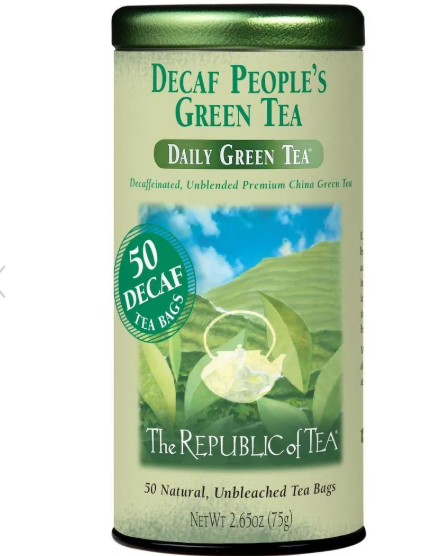 Decaf The People's Green Tea Bags 50 bags