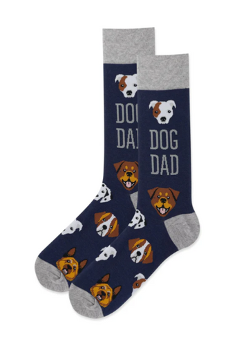 Dog Dad Crew Socks | Men's