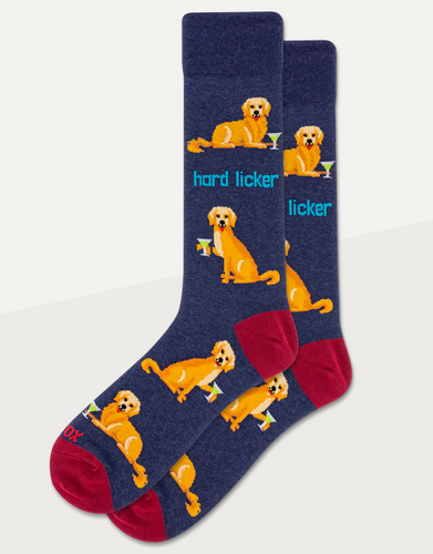 Hard Licker Mens Crew Socks