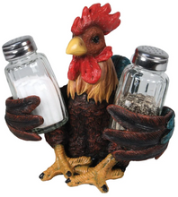 Load image into Gallery viewer, Salt and Pepper Shakers-Rooster