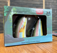 Load image into Gallery viewer, Salt and Pepper Shakers-Trout