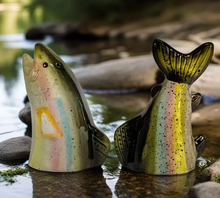 Load image into Gallery viewer, Salt and Pepper Shakers-Trout