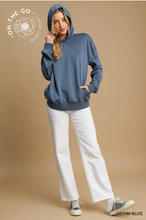 Load image into Gallery viewer, Luxeknit Rutched Sleeve Hoodie