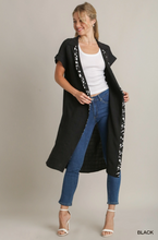 Load image into Gallery viewer, Collared Button Down High Low Hem Shirt Dress with Contrast Print