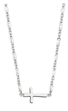 Load image into Gallery viewer, Alexa's Angels Children's Live by Faith Cross Necklace
