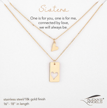 Load image into Gallery viewer, Alexa's Angels Sister "One for You, One for Me" Necklace Set