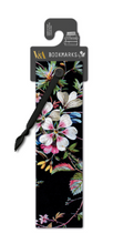 Load image into Gallery viewer, V&amp;A Bookmark - Black Floral