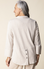 Load image into Gallery viewer, PASADENA KNIT STRIPE BUTTON FRONT SHIRT S26H
