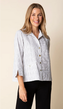 Load image into Gallery viewer, Santorini Stripe Daphne Shirt S26H