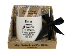 Load image into Gallery viewer, Nurse Mug Notepad Pen Set