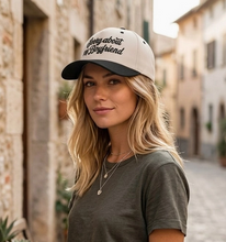 Load image into Gallery viewer, Sorry About my Boyfriend Canvas Cotton Cap