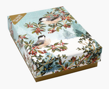 Load image into Gallery viewer, Chickadees in the Snow Small Boxed Holiday Cards