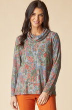 Load image into Gallery viewer, SUPER SOFT FLEECE COZY COWL TOP in FERN F26H