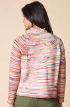 Load image into Gallery viewer, HIGHLAND HUES MIXED STITCH PULLOVER F26H