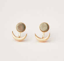 Load image into Gallery viewer, stone moon phase ear jacket