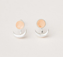 Load image into Gallery viewer, stone moon phase ear jacket