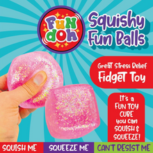 Load image into Gallery viewer, Squish &amp; Squeeze Sparkle Cube Ball Fidget Toy