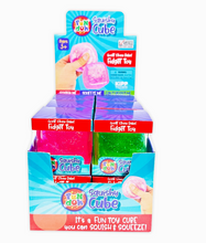 Load image into Gallery viewer, Squish &amp; Squeeze Sparkle Cube Ball Fidget Toy