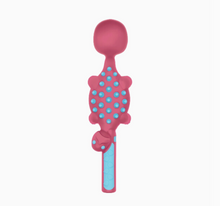 Load image into Gallery viewer, Constructive Eating Utensil Dinosaurs in Pink