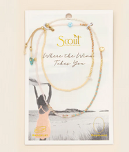 Load image into Gallery viewer, Mixed Media Wrap Bracelet/Necklace