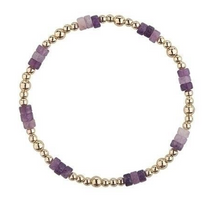 Load image into Gallery viewer, Alexa's Angels All Day Gold Stretch Bracelet