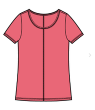 Load image into Gallery viewer, Cotton Pebble Cover-Stitch Tee