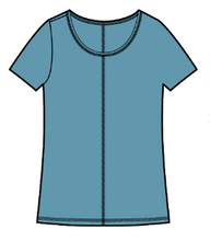 Load image into Gallery viewer, Cotton Pebble Cover-Stitch Tee