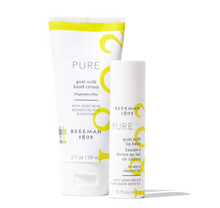 Load image into Gallery viewer, Beekman Pure Hand Cream &amp; Lip Balm Set