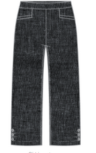 Load image into Gallery viewer, Pleat Button Capri
