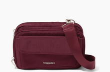 Load image into Gallery viewer, Modern Double Zip Crossbody