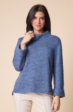 Load image into Gallery viewer, Habitat Confetti Funnel Neck Pullover Sweater Style F26H