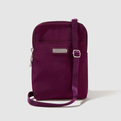 Baggallini Take Two RFID Bryant Crossbody Mulberry