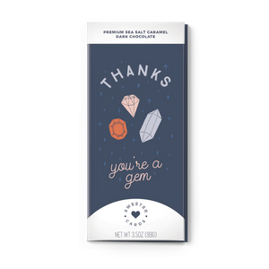 Thanks you're a Gem Card and chocolate bar
