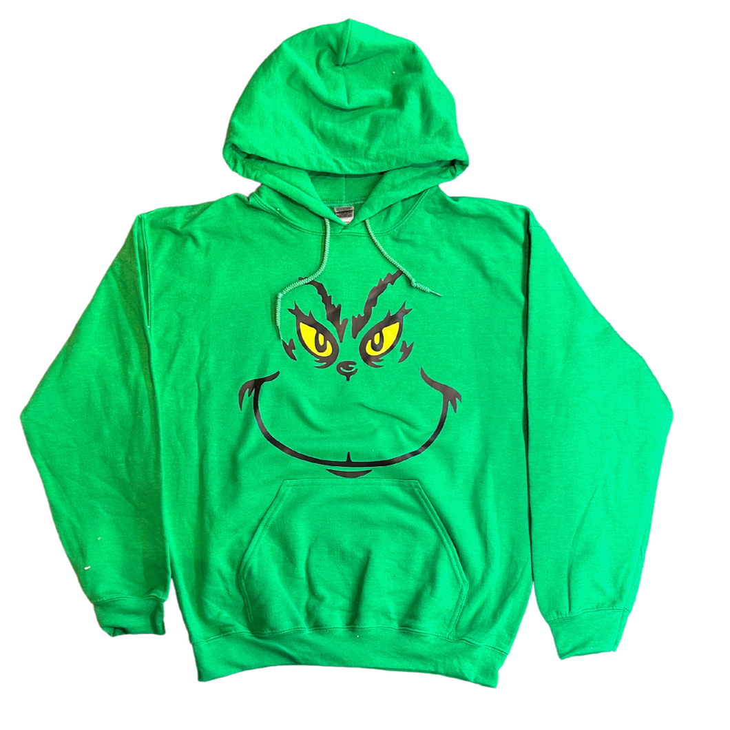 Grinchy Green Hoody Sweatshirt