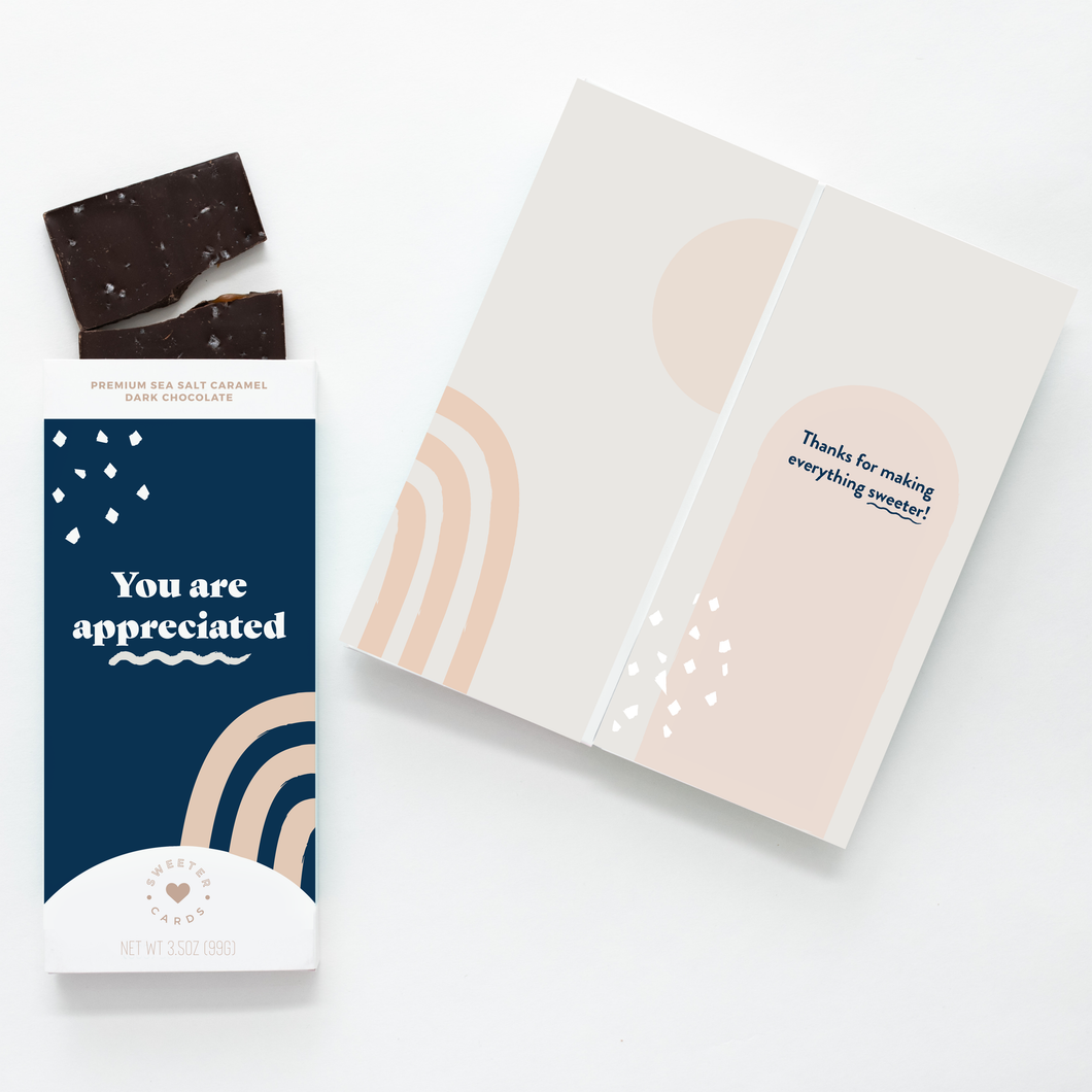 Chocolate-Filled You are Appreciated Greeting Card – NEW!
