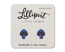 Load image into Gallery viewer, Cosmic Mushroom Earrings