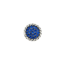 Load image into Gallery viewer, Braided Crystal Pave Post