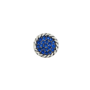 Braided Crystal Pave Post