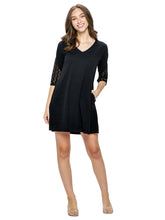 Load image into Gallery viewer, Dress Ribbed Lace Details