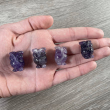 Load image into Gallery viewer, Gemstone Owl Figurine – Small Crystal Owl Decor
