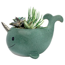 Load image into Gallery viewer, Narwhal Planter