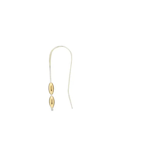 D25 Double Teardrop Bead Hanging Earring